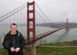 Terry at the Golden Gate Bridge