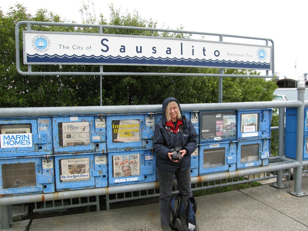 Sausalito in the rain
