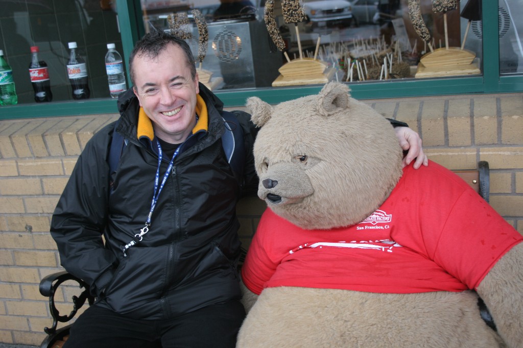 Terry and his American chum