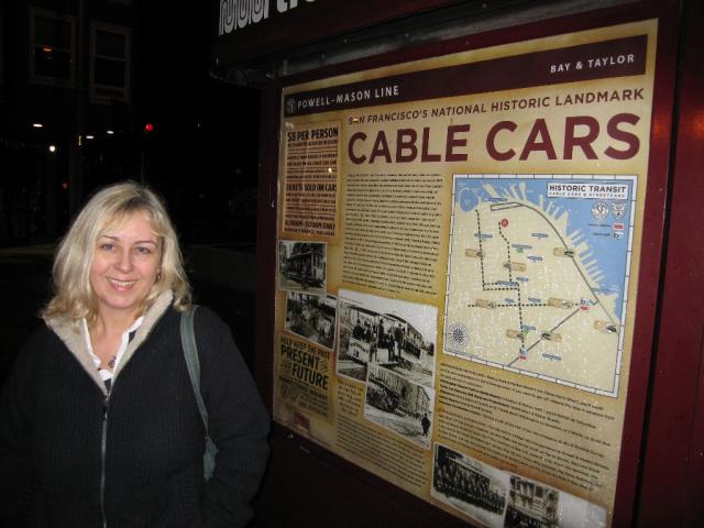 Gill reading some Cable Car history